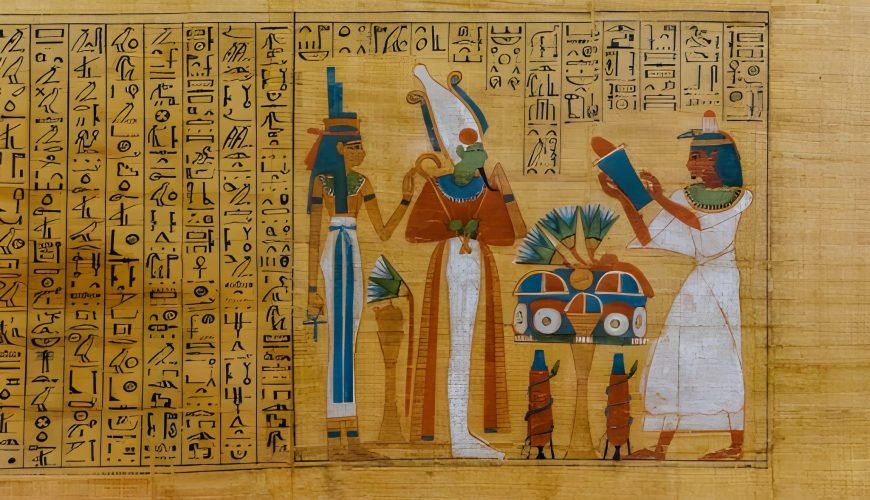 Ancient Egyptian Papyrus Art